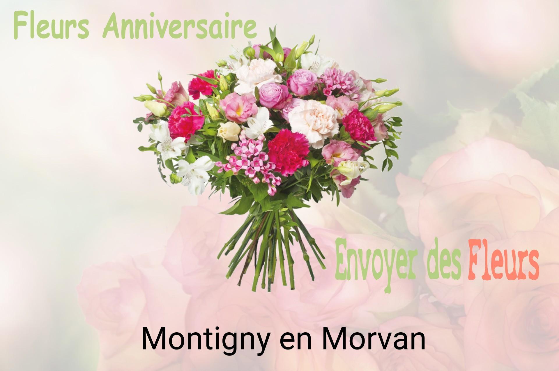 Bouquet de fleurs d’anniversaire livré à Montigny-en-Morvan