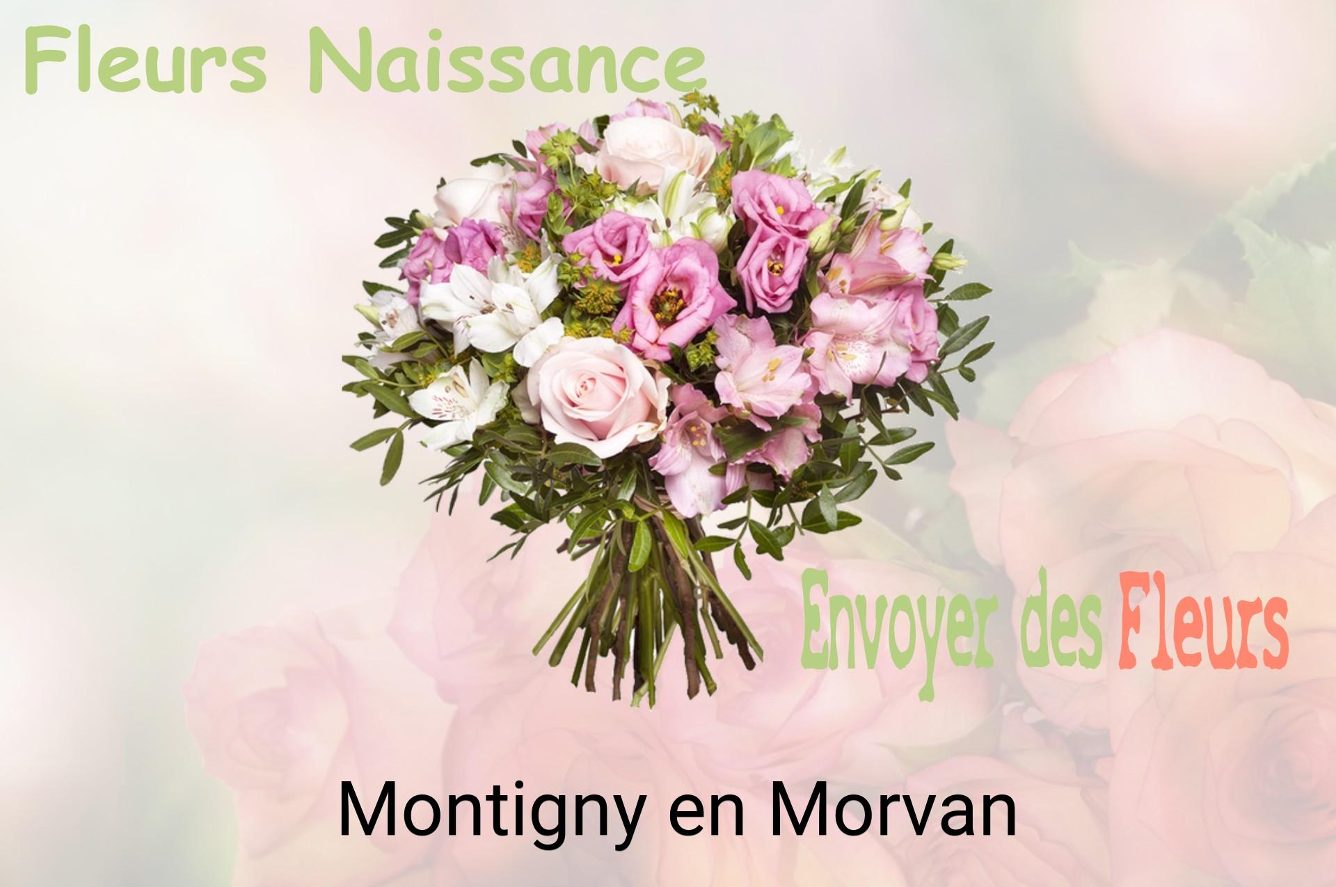 Bouquet de fleurs de naissance livré à Montigny-en-Morvan