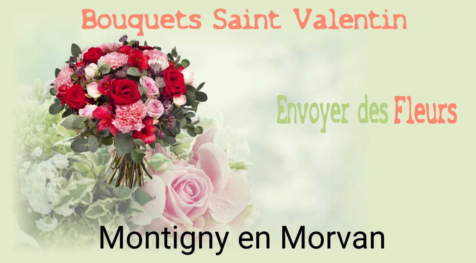 Roses de Saint-Valentin livrées à Montigny-en-Morvan